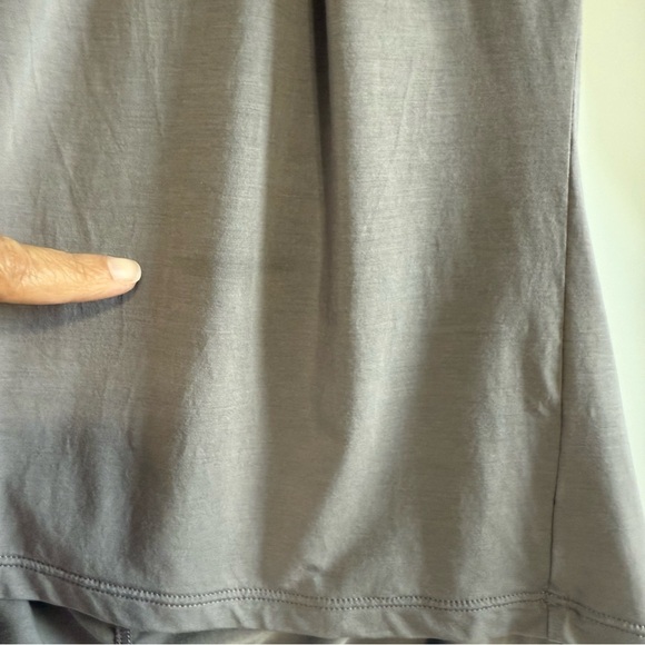 Lululemon Modal Long Sleeve Top V Neck Comfy Taupe Color Size 10 - Picture 8 of 12